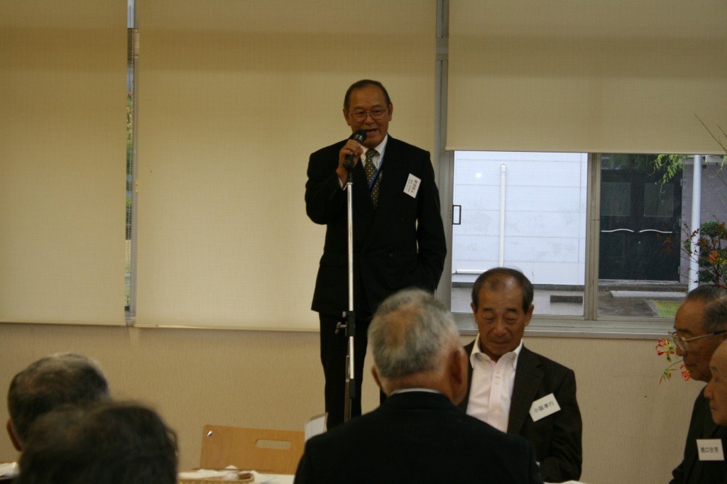 下岡さん懇親会挨拶