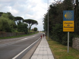 ポランコのアルベルゲを出発